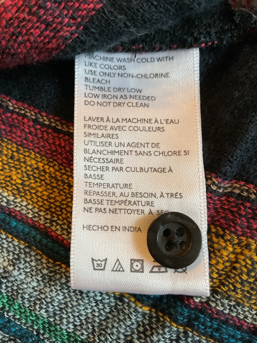 BDG Men’s Striped Camp Collar. Multi Color Button up Shirt Size M - Picture 4 of 6